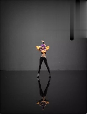 1/64 Game Archer Girl Scene Prop Minatures Doll Figures For Cars Vehicles Model