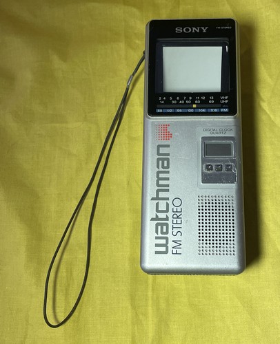 SONY Watchman AMラジオ 1984年製　未使用品 Sony Watchman FD-20A Vintage HONDA 