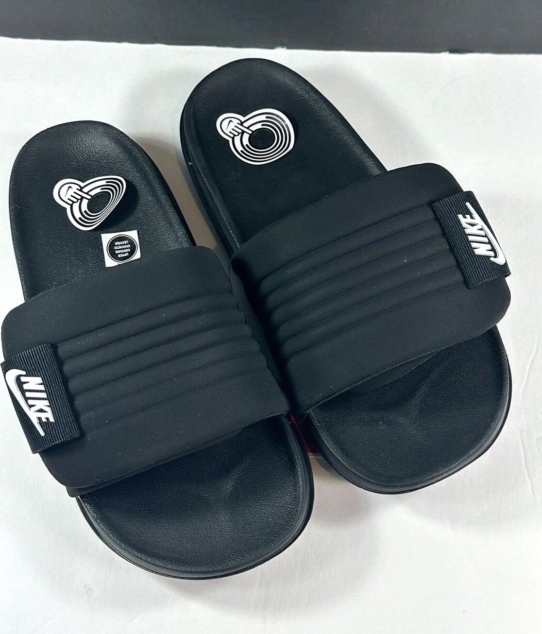 ■Nike■ Offcourt Adjust Slide M BlackBlackWhite DQ9624001 D NIKE Mens / Offcourt Adjust Slide / Black-White-Black