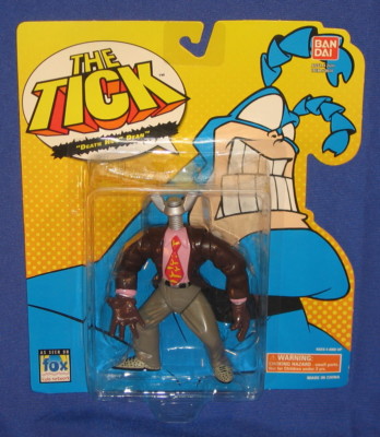 The Tick Dean 5.5'' Action Figure 1994 MOC Ban Dai Fox Kids TV Animated Villain