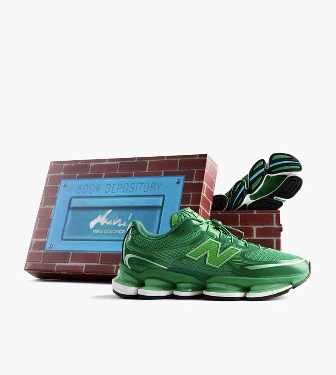 Amine x New Balance ABZORB 2000 Biblioteca U2000ME Eagles