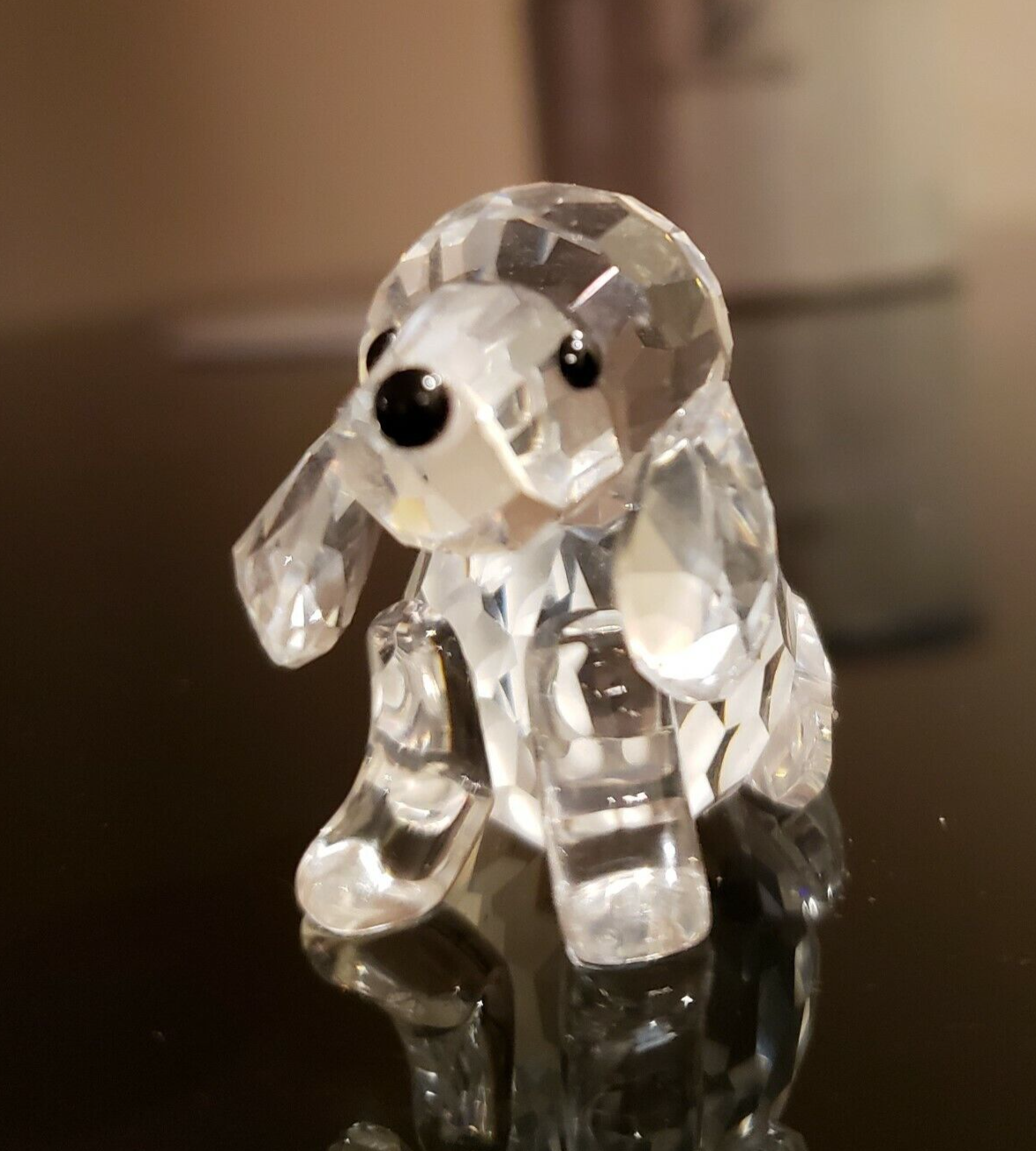 Swarovski Crystal Figurines - Beagle Sitting (retired). Mint/COA/Box!