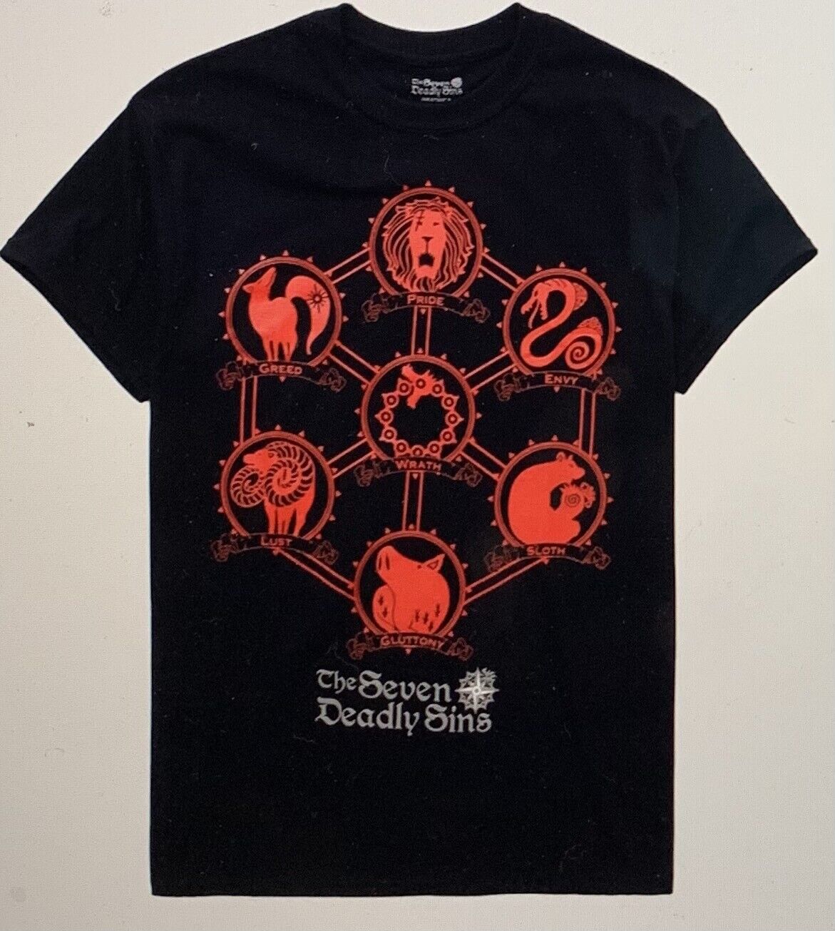 Seven Deadly Sins Tshirt Seven Deadly Sins Tshirt