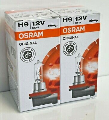 2x-OSRAM Sylvania H9 OEM Bulb Lamps 64213 12V 65W Germany