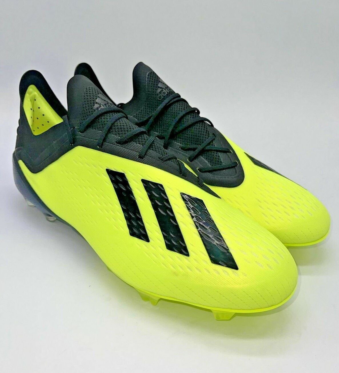 Adidas X 18.1 FG Cleats Neon Green Black Yellow World Cup Adidas X 18.1 FG Cleats Neon Green Black Yellow World Cup