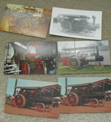 Lot of 6 Vintage Postcards Russell and Frick Steam Engine Tractors