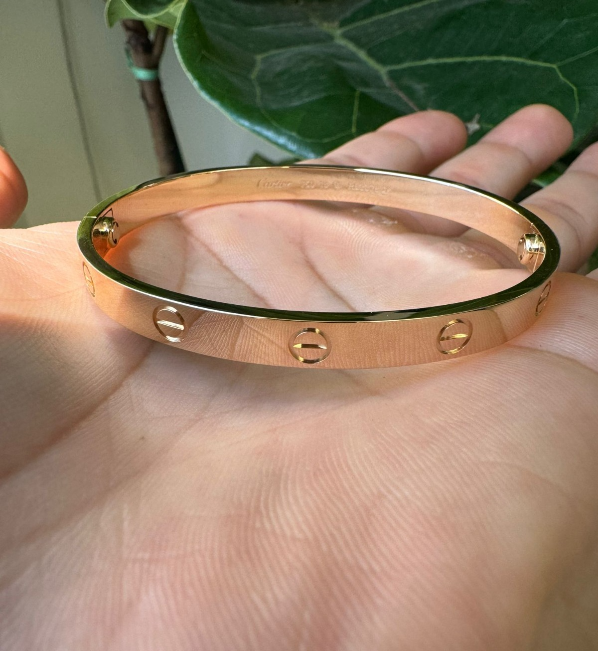 Cartier LOVE Bracelet YG ♯18 LOVE# bracelet, classic model