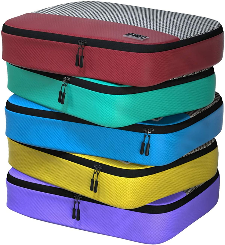 5 Piece Set Packing Cubes for Suitcases - Luggage Organizers for Suitcase