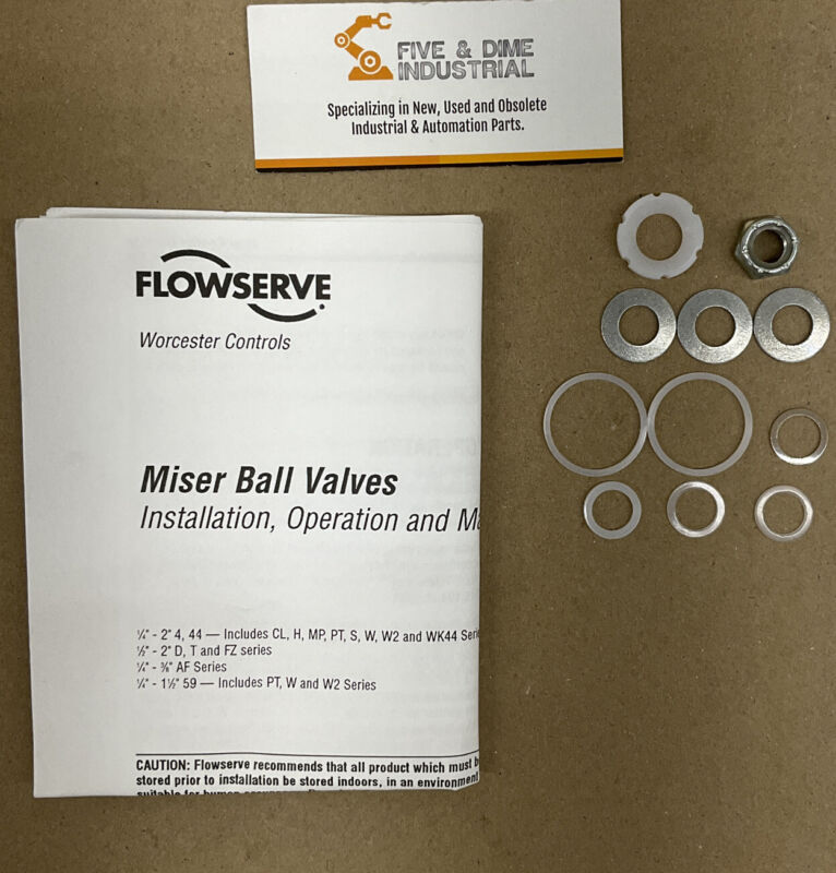 FLOWSERVE Miser Ball Valve Maintenance Kit 02-RK44  (GR157)