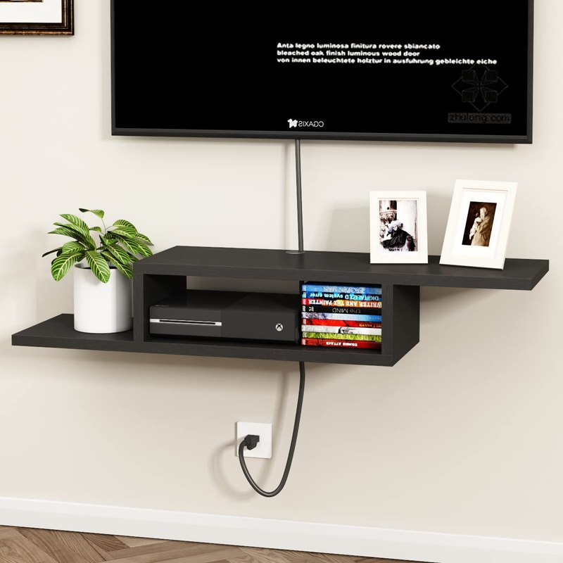 Floating TV Unit, Wall Mount Entertainment Center Media Cons