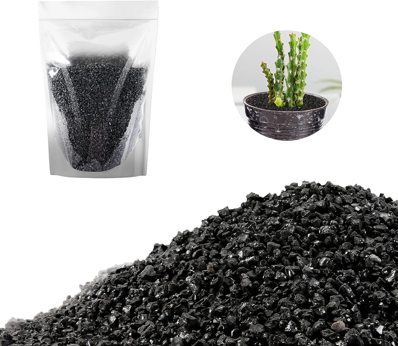 Coarse Sand Stone Decoration Fish Tank Gravel Black Aquarium Gravel