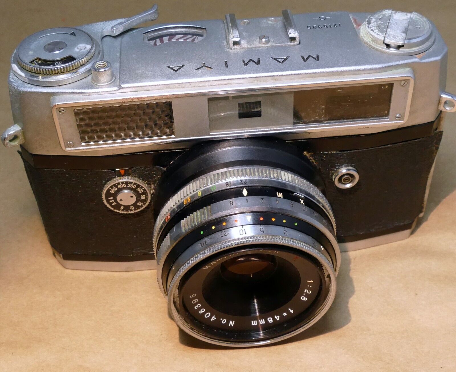Mamiya Ruby Standard Rangefinder Camera 48mm f2.8 T Sekor Mamiya Ruby Standard Rangefinder Camera 48mm f2.8 T Sekor