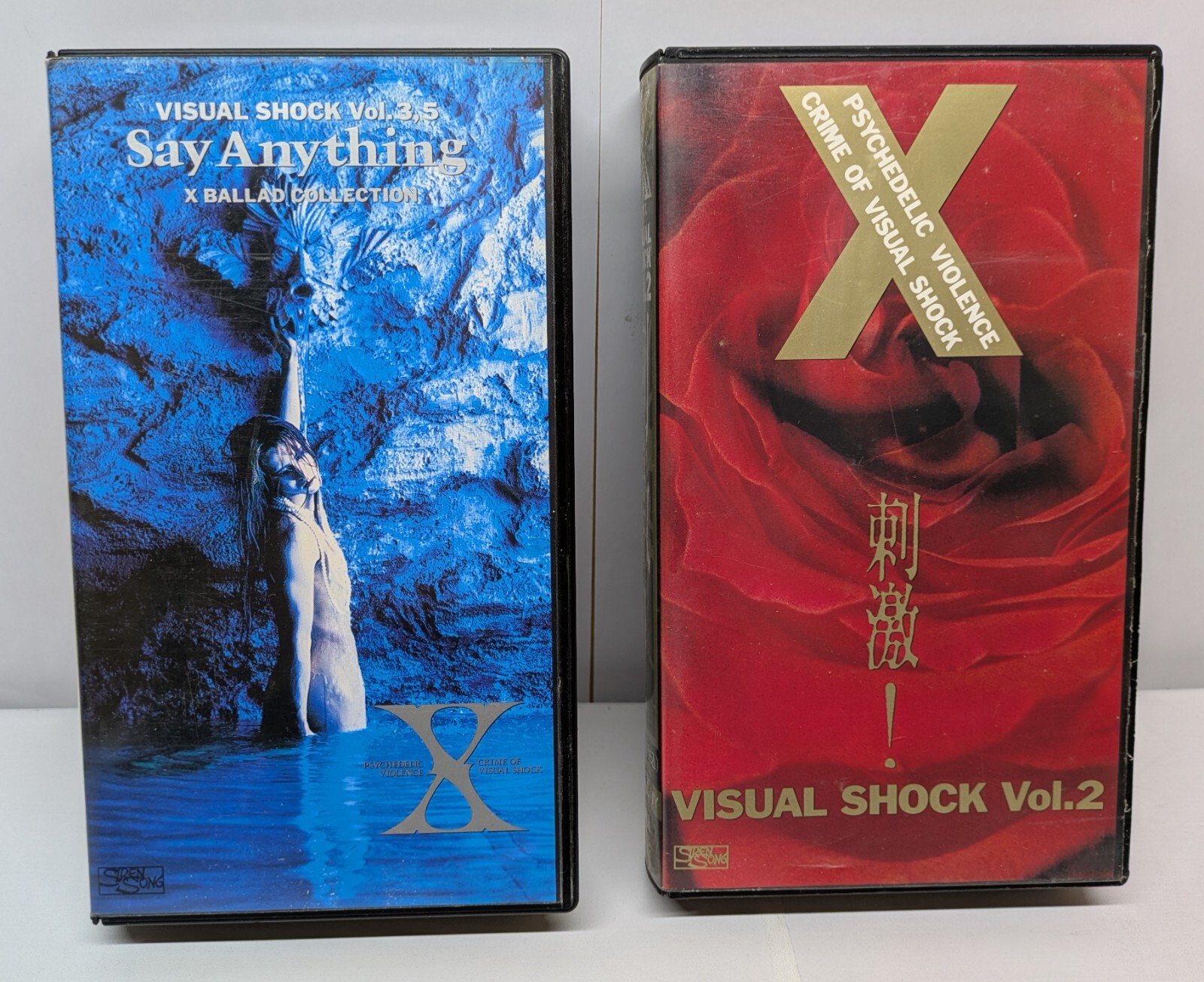 X Japan / Lot 2 VHS Videotapes NTSC w/Inserts | eBay