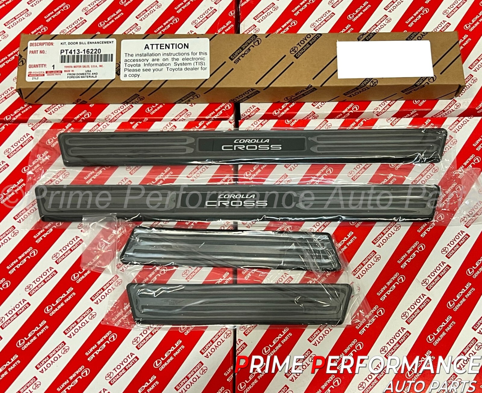 Toyota 2022-2024 Corolla Cross Genuine Door Sill Enhancement