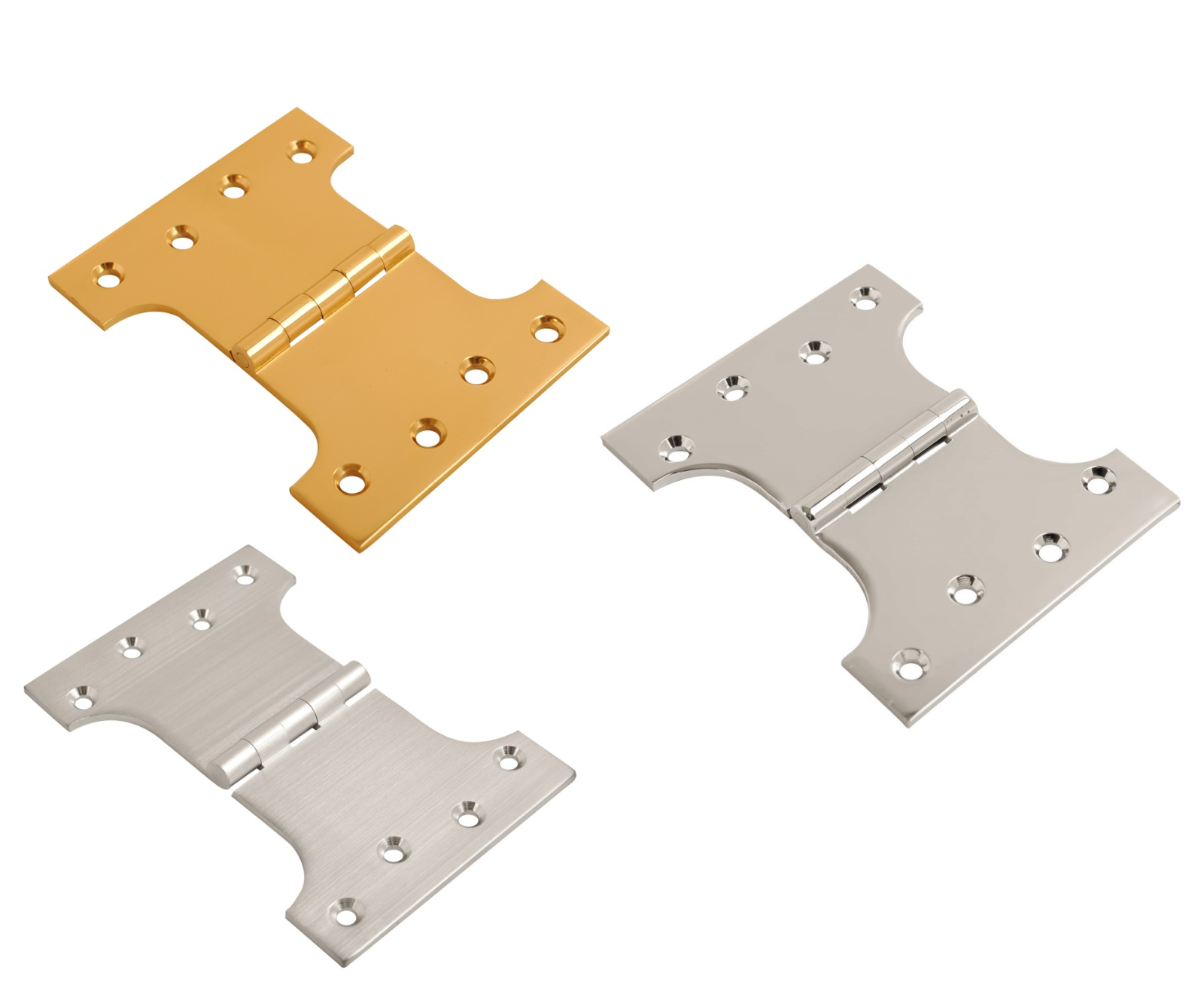 Projection Parliament Door Hinges 4 Inch, 5 Inch, 6 Inch Brass or