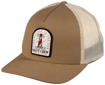 

Кепка Salty Crew Outer Banks Retro Trucker — пшеница — новинка, Коричневый