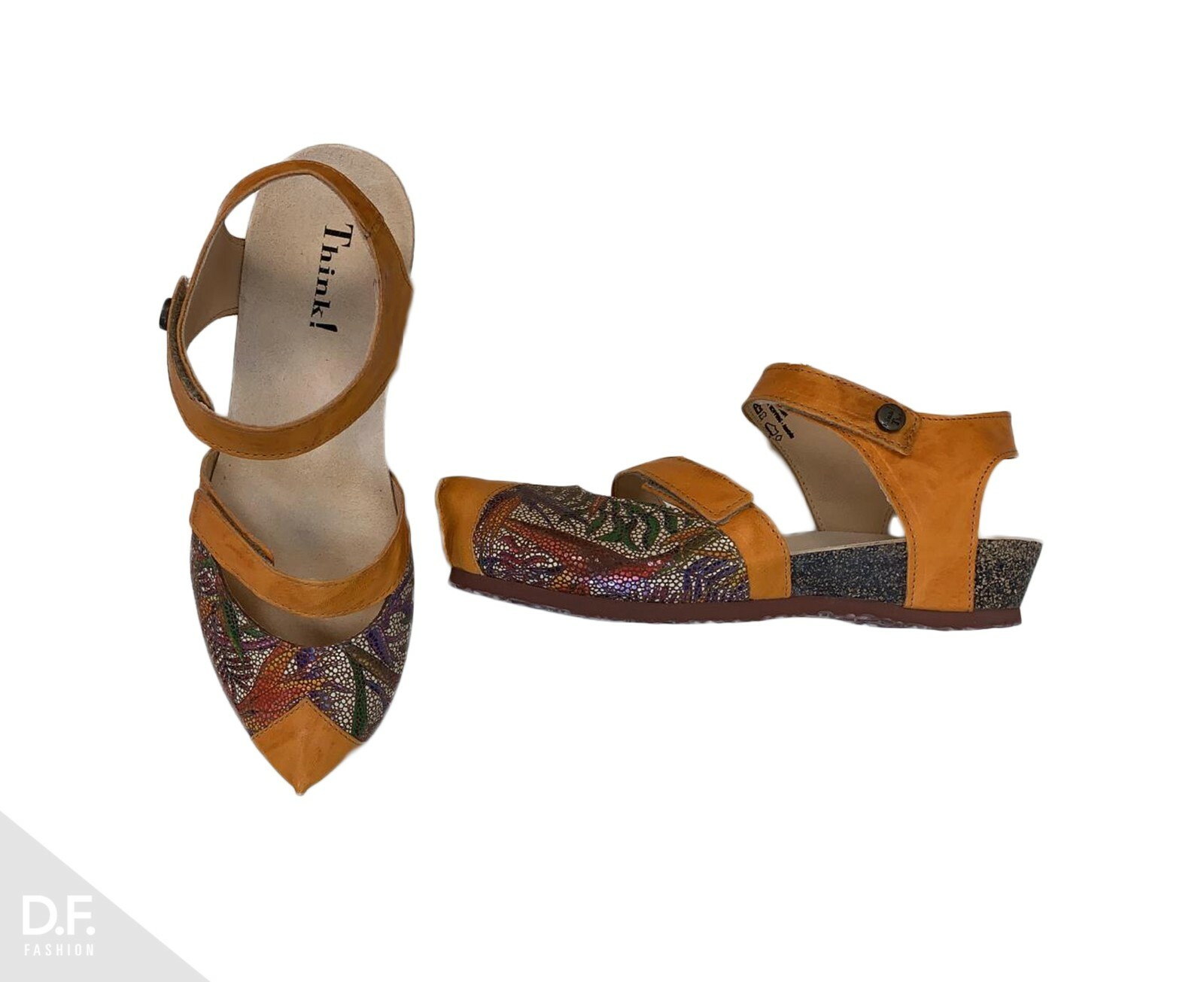 THINK THINK KESSY DAMEN SCHUHE SANDALEN ECHTLEDER SOMMERSCHUHE MADE IN EU DESIGN