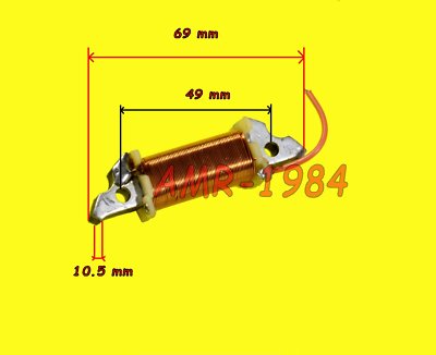 BOBINA ALIMENTAZIONE 6V. RICAMBIO X VOLANO CEV 6421 C/FRECCIE MALAGUTI 60504300