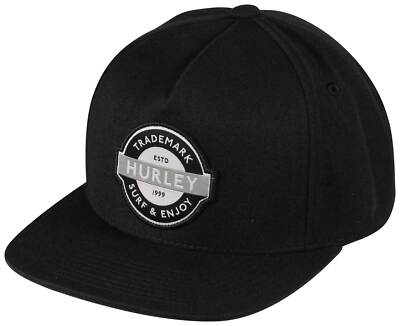 Кепка Snapback Hurley Underground — черная — новинка