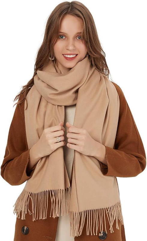 Maamgic Schal Damen Baumwolle Warm Herbst Winter Stola