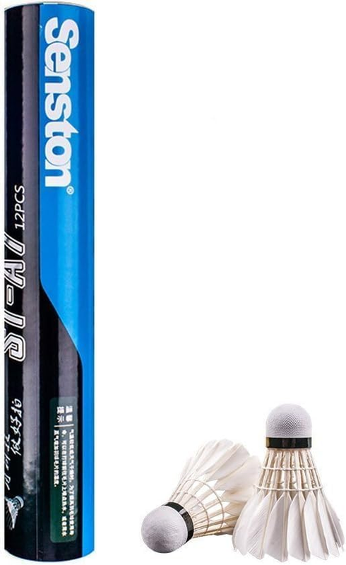 A7 Feather Shuttlecocks 6-Pack / 12-Pack Natural Duck Feather Badminton Birdies