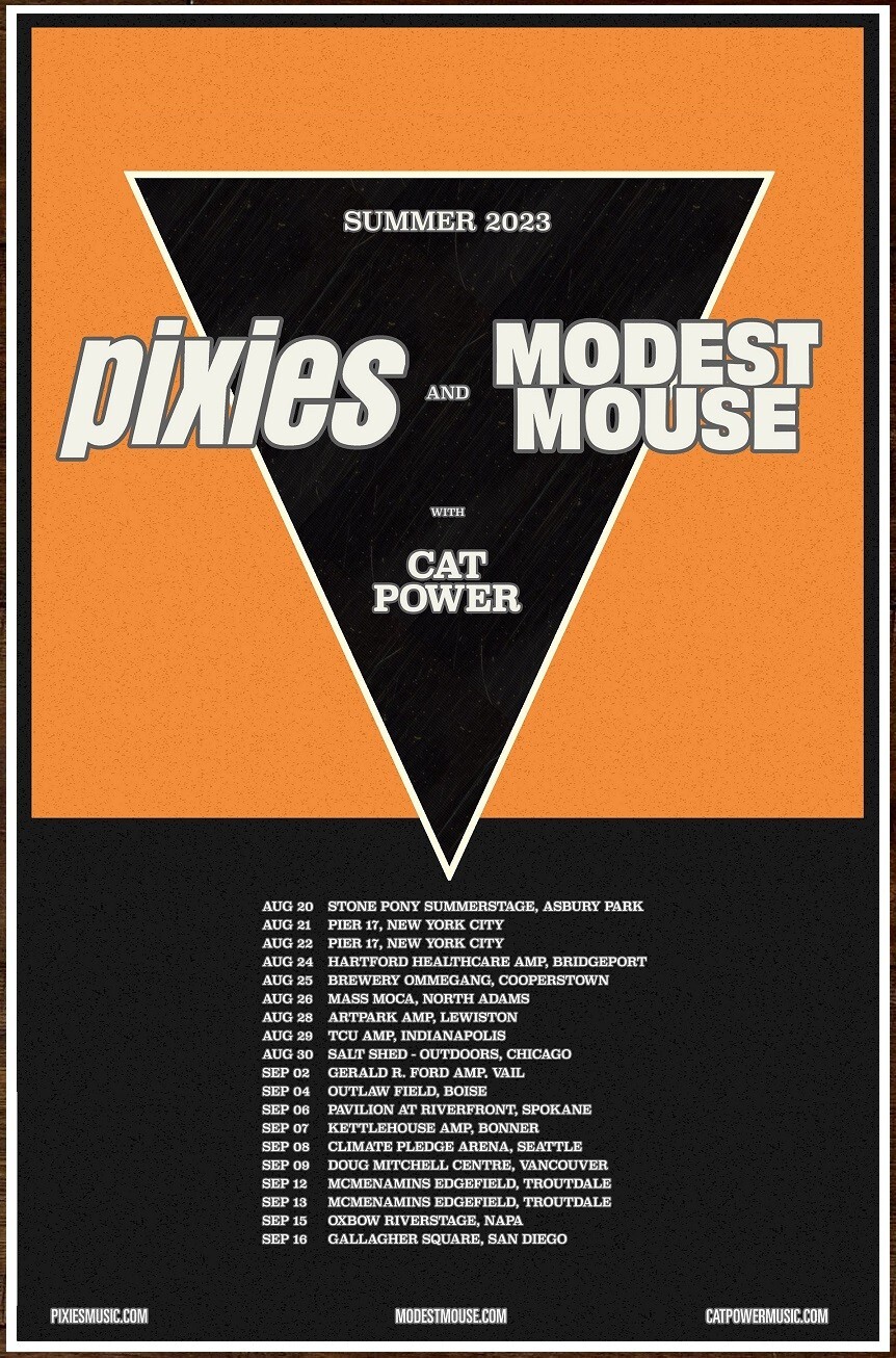 PIXIES | MODEST MOUSE Tour 2023 Ltd Ed RARE Poster +BONUS