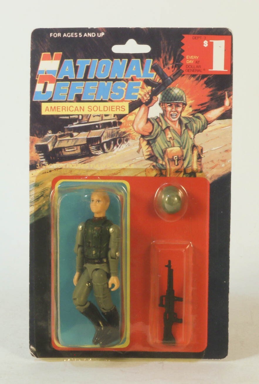 Vintage GI Joe Knock off National Defense 80's Dollar