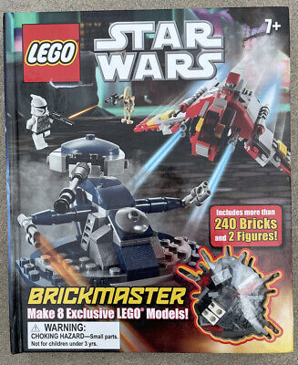 Lego Star Wars Brickmaster Complete Set Make 8 Different Models & 2 Minifigures