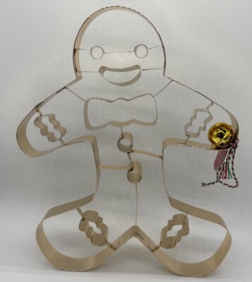 New Anthropologie Large 12  Gingerbread Man Cookie Cutter