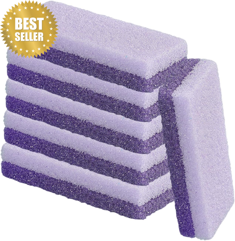 6Pcs Foot Scrubber Sets, Care Pumice Stone for Feet, Professional Pedicure Tools