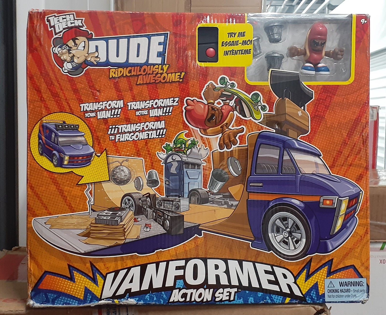 Spin Masters Tech Deck Dude Ridiculously Awesome Vanformer