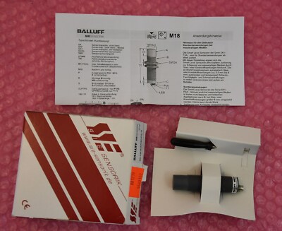 Balluff kapazitiver Sensor  Typ: SK1-FSA-M18-PNBO-PVC-Y1 Neuware in OVP !