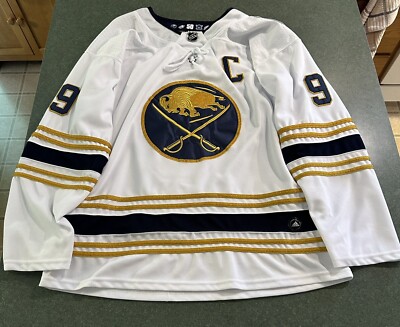Buffalo Sabres Jack Eichel #9 Adidas Hockey Jersey-50th Anniversary Sz 56 Used