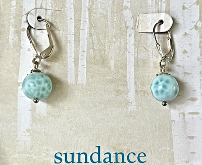 Larimar earrings deals ebay