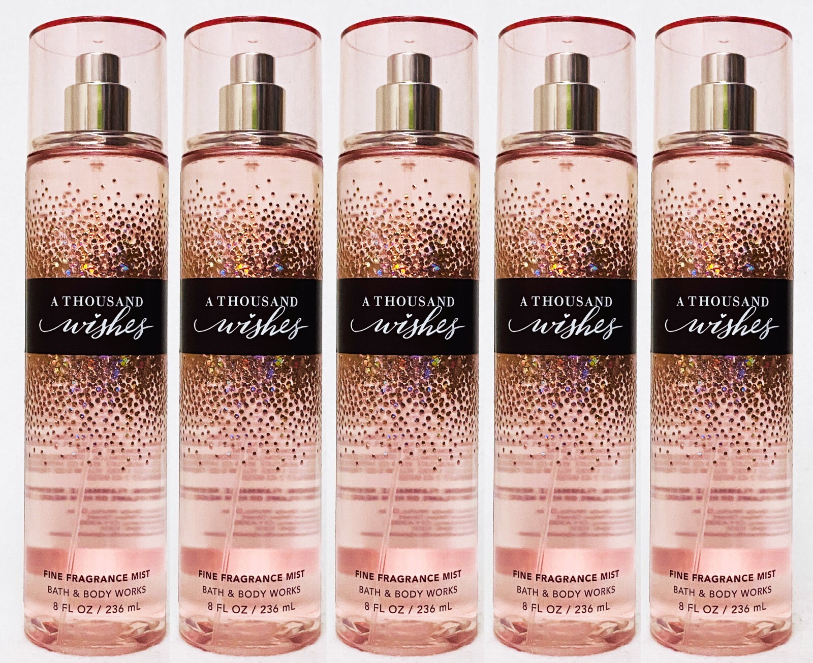5 Bath & Body Works A THOUSAND WISHES Fine Fragrance Mist