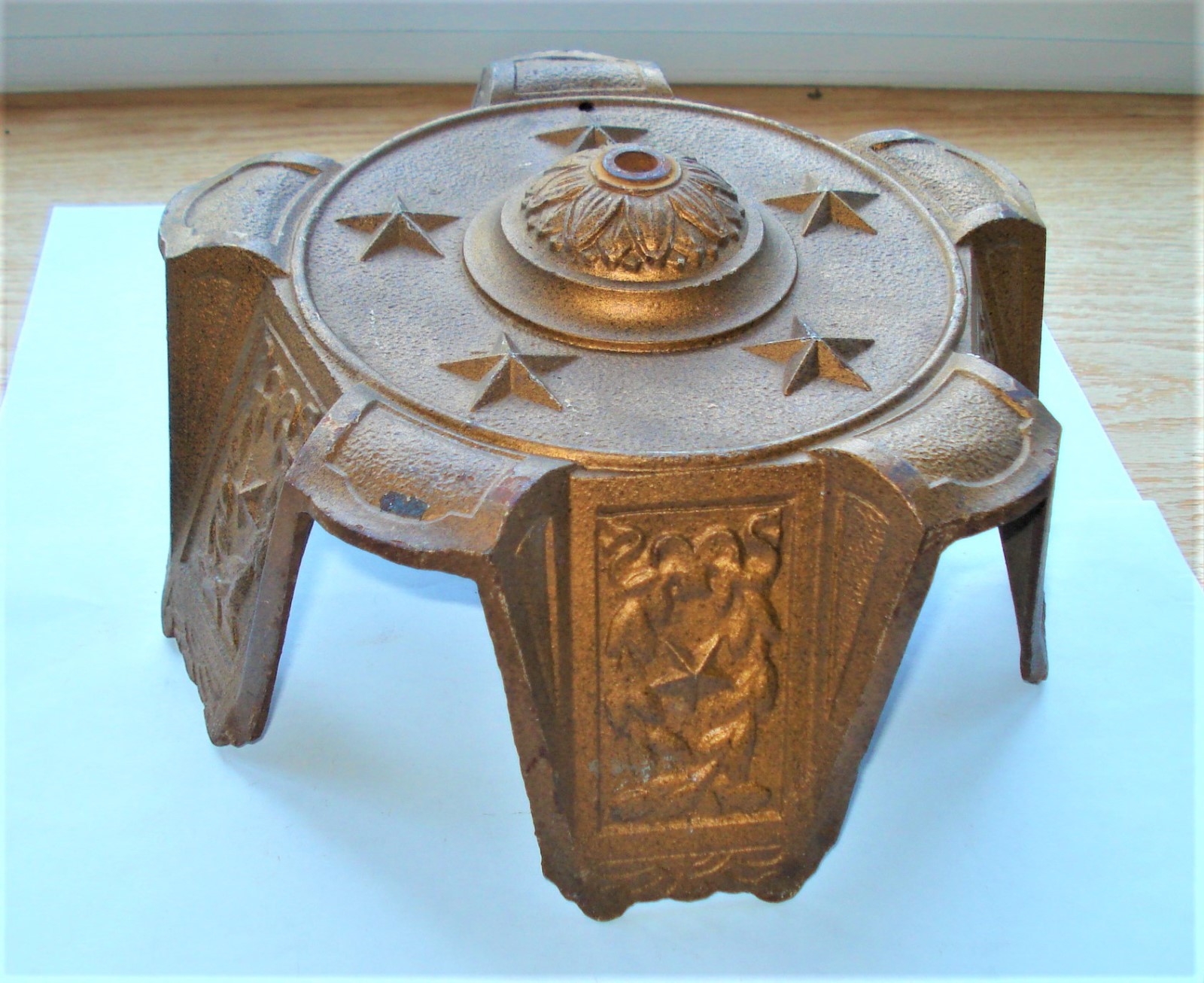 Vintage Art Deco Slip Shade Chandelier Light Frame...M.E.P. Co.  For 5 Shades