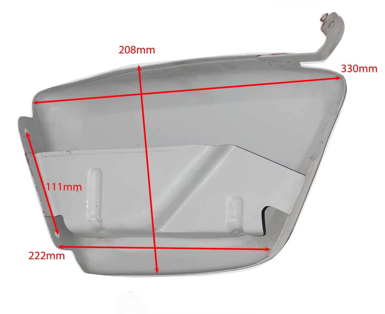 For Norton Commando Interstate Toolbox Oil Tank Side Panel Set Primer Coated 