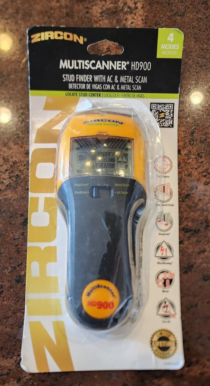Zircon MultiScanner HD900 OneStep Multi-Function Wall Scanner Model 66232 | eBay Zircon MultiScanner HD900 OneStep Multi-Function Wall Scanner Model 66232 | eBay