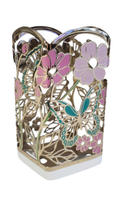 NEW Bath & Body Works Foaming Soap Holder Sleeve Butterflies In The Garden