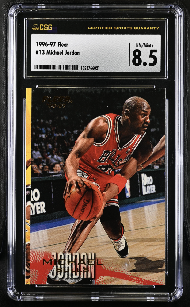 1996 Fleer MICHAEL JORDAN Chicago BULLS Basketball ERROR