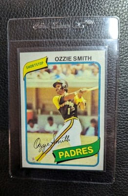 1980 TOPPS #393 OZZIE SMITH SAN DIEGO PADRES CARDINALS HOF