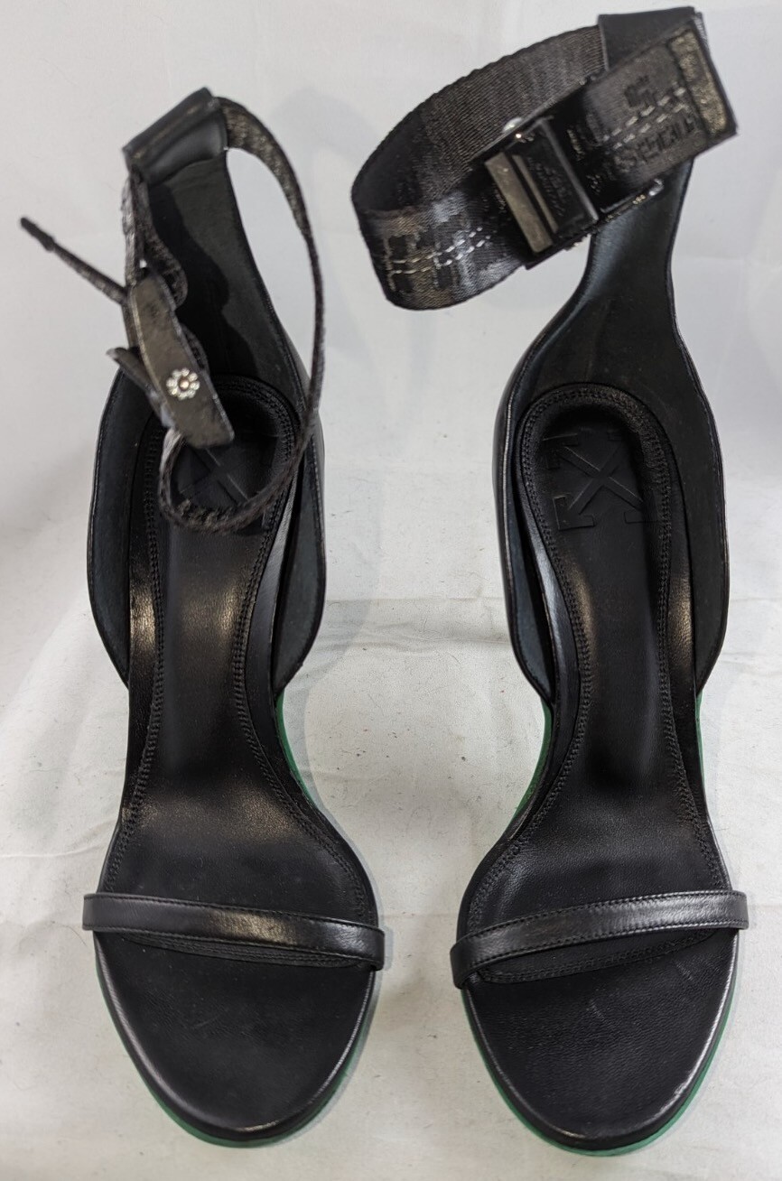 Pre-owned Off-white Virgil Ablow Industrial Sandals Black Size 36 Us 5.5 $1690