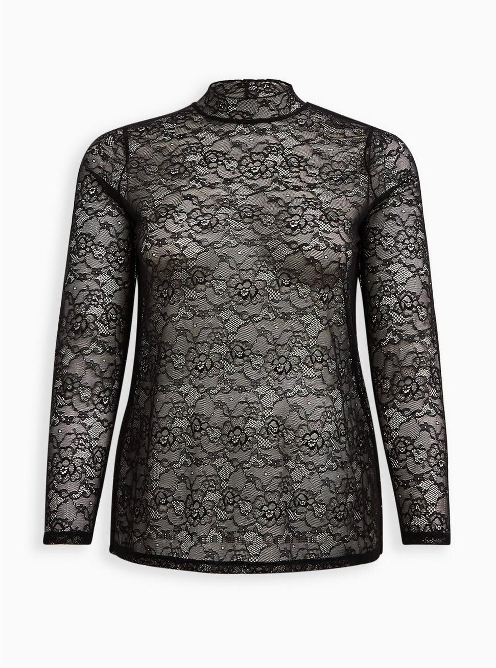 【Oblada】SHEER HIGH NECK BLACK Oblada] SHEER HIGH NECK – CINCH inc