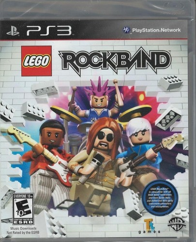 LEGO Rock Band PS3 Brand New Factory Sealed US Version Playstation 3