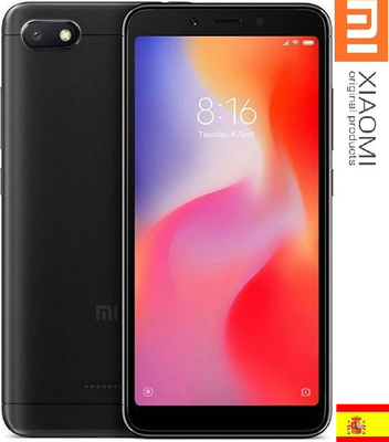 XIAOMI REDMI 6A, 2GB+16GB,ESPAÑA,VERSION EU,Helio A22 Quad core 13MP, 5´45"