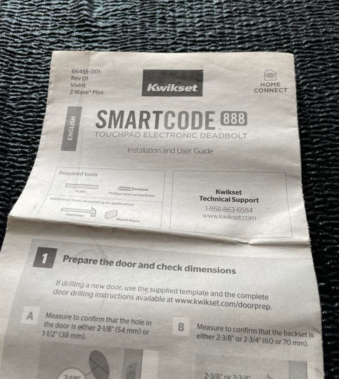 Kwikset SmartCode 888 Touchpad Electronic Deadbolt User