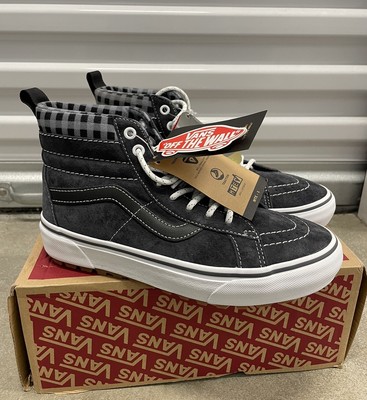 VANS SK8 Hi MTE 1 Shoes Plaid Grey White Mens Sz 6.5 Womens 8VN0A5HZYGYW New