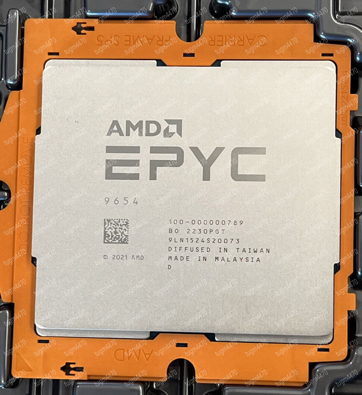 AMD EPYC 9654 2.40GHz 96 core LGA-6096/socket SP5 CPU AMD EPYC 9654 2.40GHz 96 core LGA-6096/socket SP5 CPU
