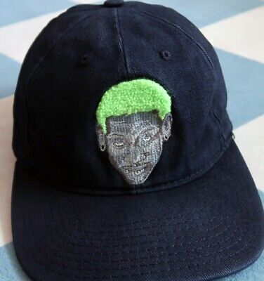 90s vintage Dennis Rodman Green Hair NBA Chicago Bulls Nike Hat Cap Made In USA