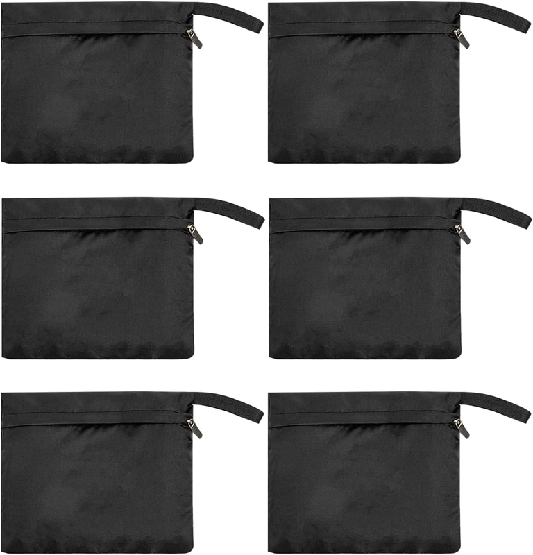 6 Pcs Wet Bag Small Zipper Bags for Organizing 5.5''X6.1'' Wet Bags for Baby Reu